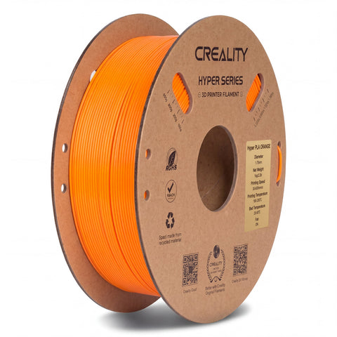 Creality Hyper PLA 3D Printer Filament Orange - High Speed Printing High Precision Tangle-Free Tough
