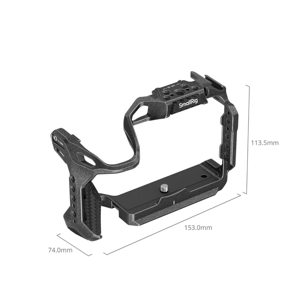 SMALLRIG R5 & R5 C & R6 Half Cage, Camera Halve Kooi met Kabelklem voor Canon R5 & R5 C & R6 - 3656