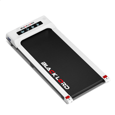 BLACK LORD Treadmill Electric Walking Pad Under Desk Home Gym 40cm Belt (White)