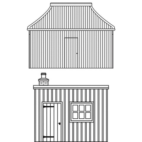 Hornby OO GWR Lamp Room and Private Office Pack
