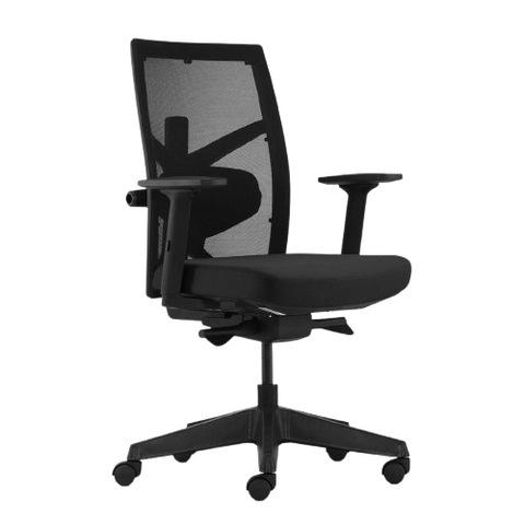 Desky Elite Ergonomic Chair No Headrest - Black