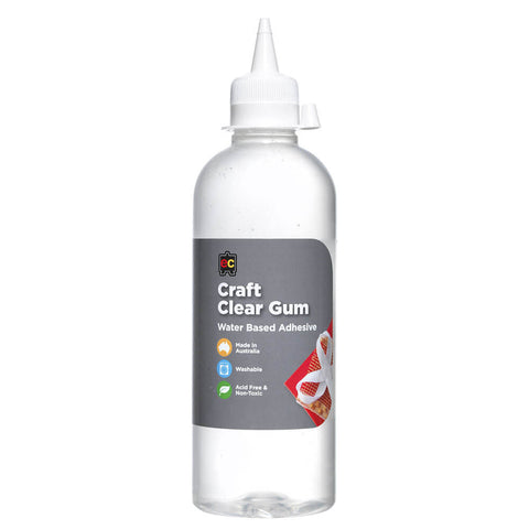 EC Craft Gum Water Based Adhesive Glue (Clear) - 500mL