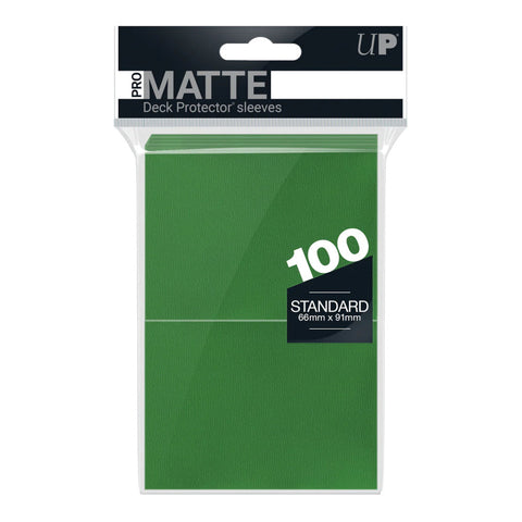 Ultra Pro: UP84517 PRO-Matte 100ct Standard Deck Protector sleeves (Green)