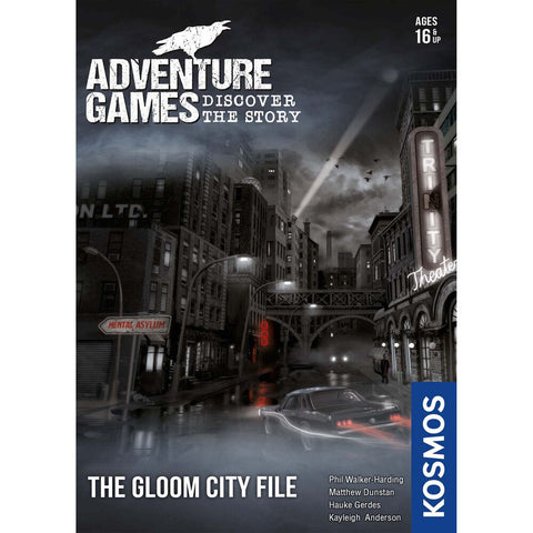 Kosmos Adventure Games The Gloom City Files Puzzle Board Game