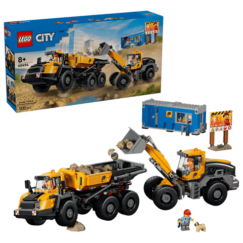 LEGO 60494 Dump Truck and Front End Loader - City