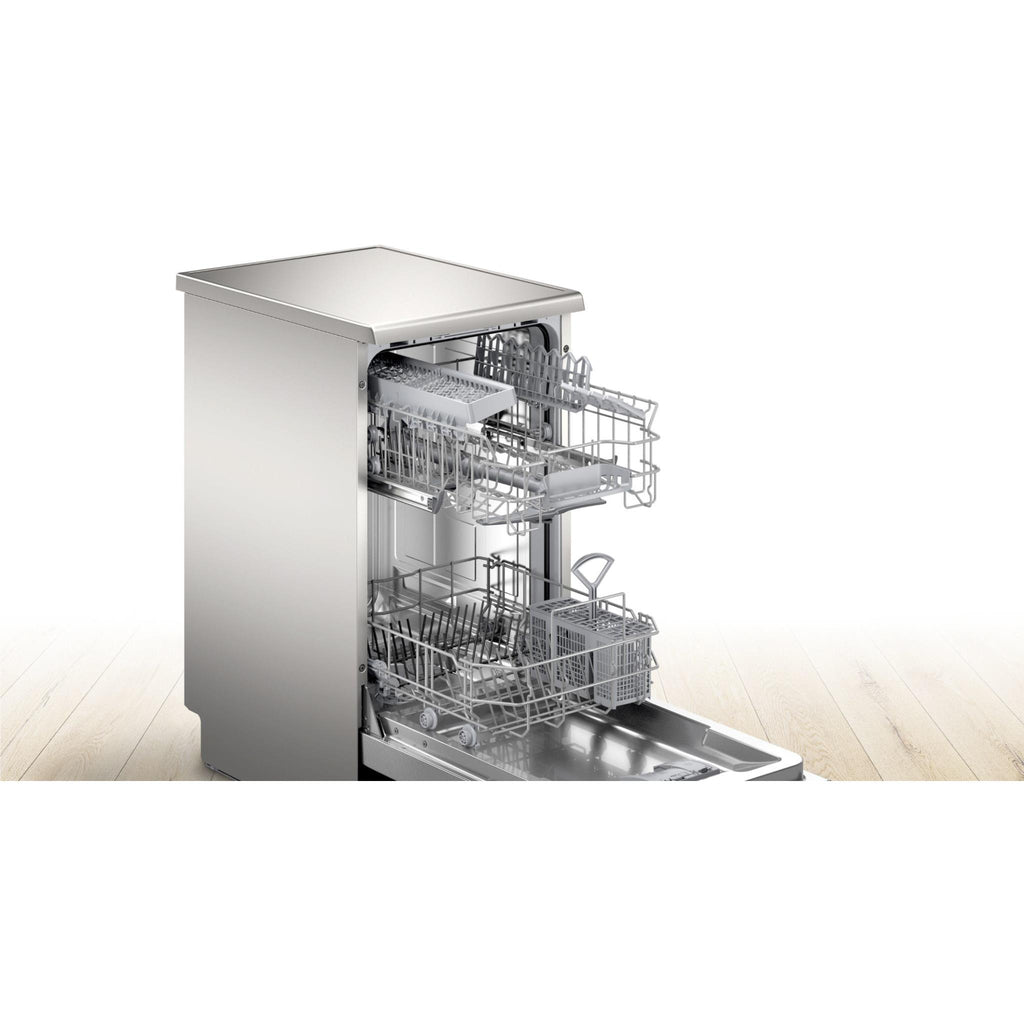 Bosch SPS6IKI01A Series 6 10Place Setting Slim Freestanding Dishwasher
