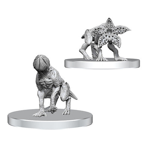 Wizkids Stranger Things Unpainted Miniatures: Demodogs