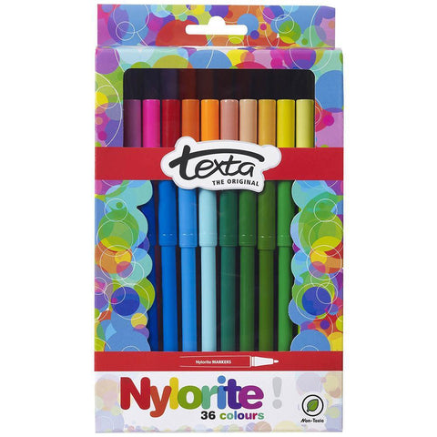 Texta Nylorite Colouring Markers (Assorted) [Box 36]
