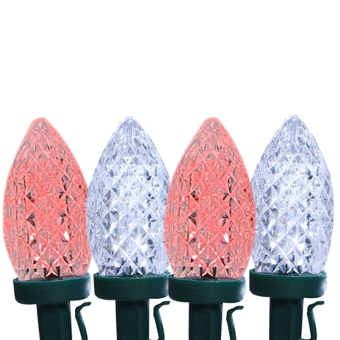 Lexi Lighting C9 Pinecone 50 LED (Red/White)