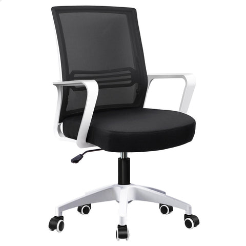 ALFORDSON Mesh Office Chair Executive Computer Seat Work Study (White Black)