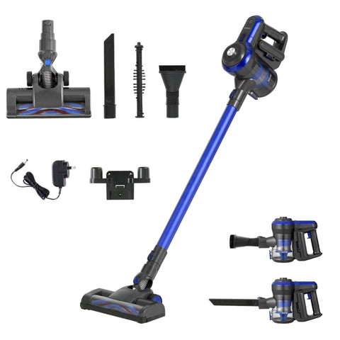 Devanti Stick Vacuum Cleaner Brushless Cordless 250W (Blue)