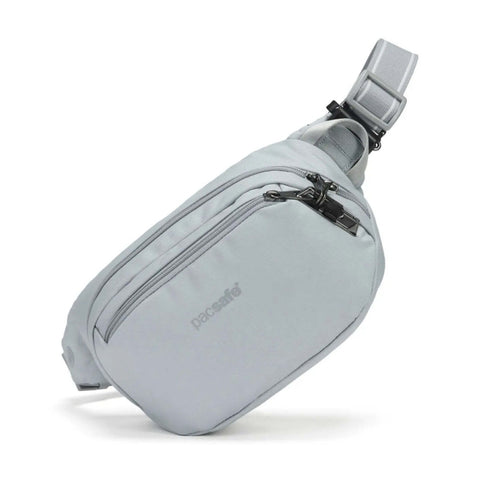 Pacsafe V Anti-Theft RFID Slashguard Secure Travel Hip Pack Digital Grey
