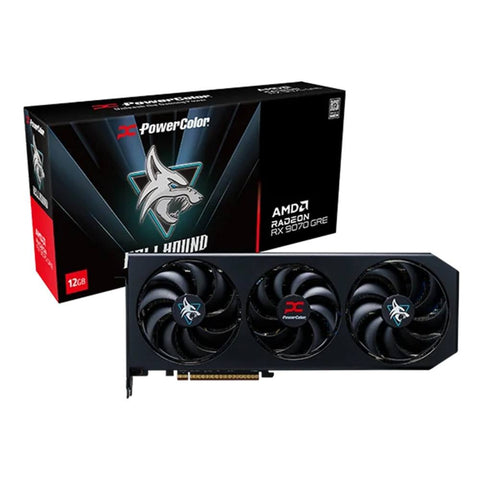 PowerColor Hellhound Radeon RX 9070 GRE 12GB GDDR6 Graphics Card