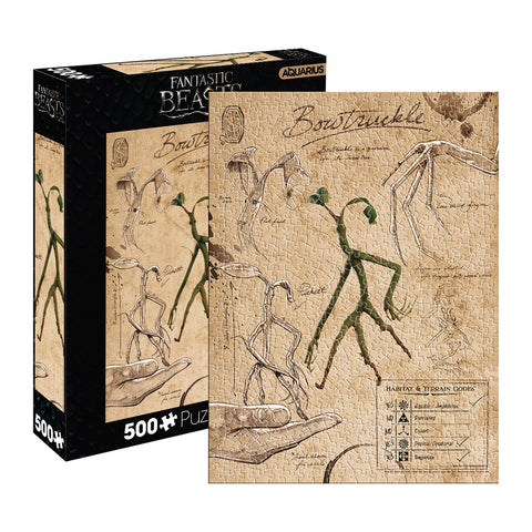 Aquarius 500pc Fantastic Beasts Bowtruckle 35x48cm Jigsaw Puzzle Fun Game 14+