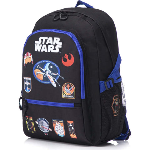 Star Wars Laptop Backpack Black Padded Compartment Multi-Compartment 26L