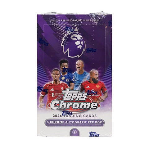 Panini Topps 2026 Chrome Premier League Hobby Booster Box