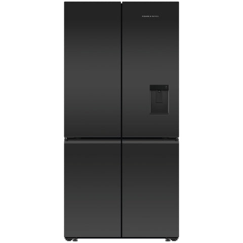 Fisher & Paykel RF730QZUVB1 690L Quad French Door Fridge (Black)