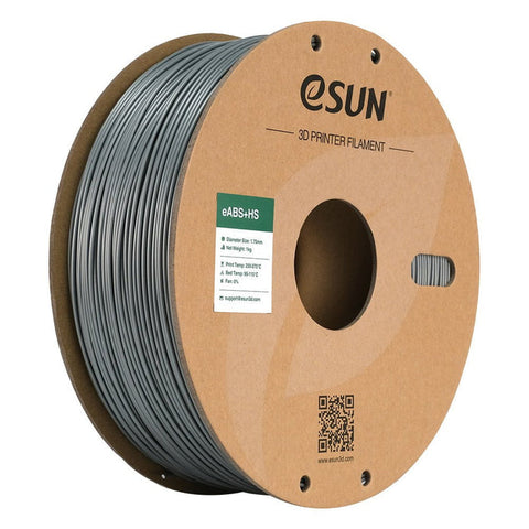 ESun ABS+HS High Speed 3D Print Filament 1.75mm 1kg - Silver