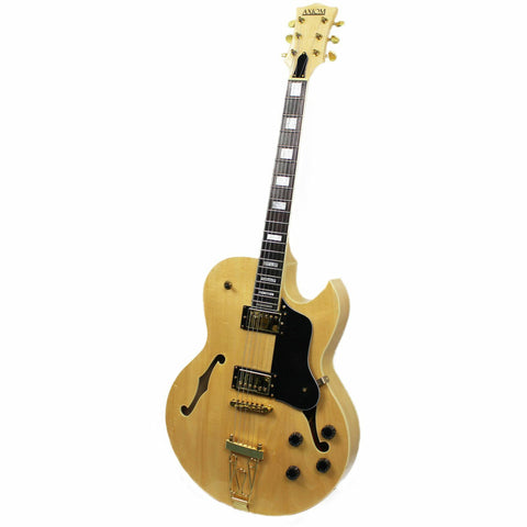 Axiom Columbia Hollow Body Guitar - Natural