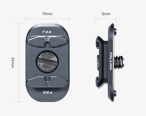 Falcam F22 Quick Release Plate for Insta360 X4 Camera