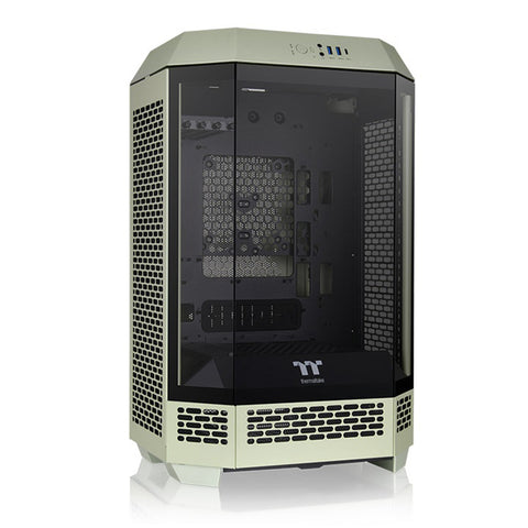 Thermaltake CA1Y400SEWN00 The Tower 300 Tempered Glass Micro-ATX Tower Case (Matcha Green Edition)