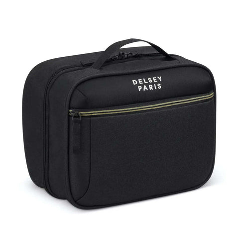 Delsey Brochant 3 Wetpack Toiletry Bag - Deep Black