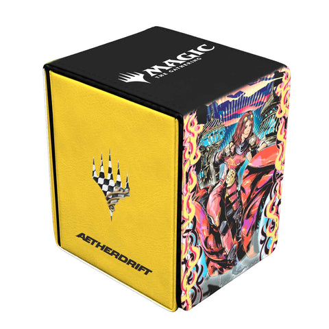 Ultra Pro: UP38676 MTG 2025 Aetherdrift Alcove Flip Deck Box Variant Art PW for MtG Cards