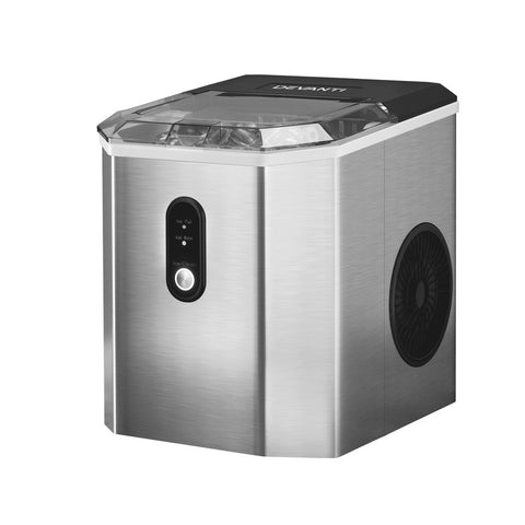 Devanti 12kg Ice Maker Machine with Scoop Holder (Silver)