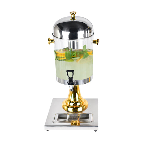 SOGA 8L Stainless Steel Beverage Dispenser with Transparent Jug (Single)
