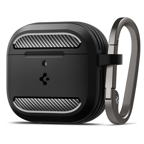 Spigen AirPods 4 Rugged Armor Case (Black)