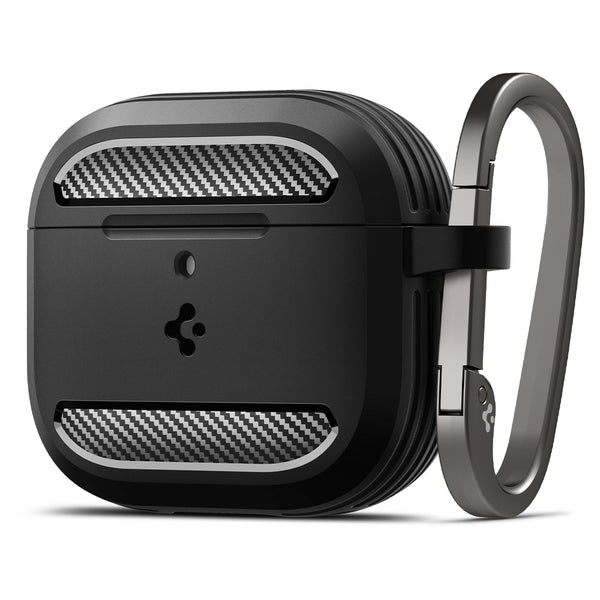 Spigen AirPods 5 / 4 Rugged Armor Case (Black) - JB Hi-Fi