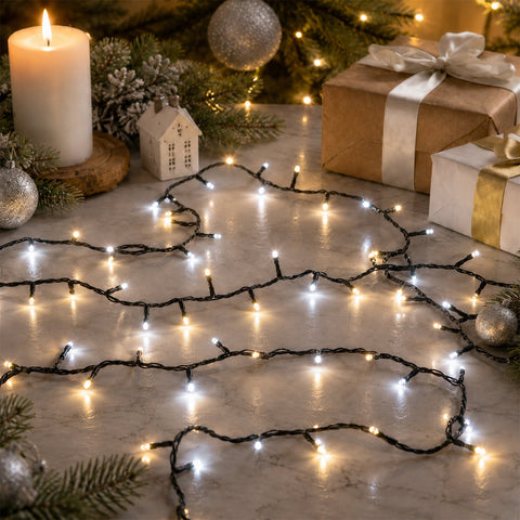Lexi Lighting 800LED Firefly Compact String Light - White