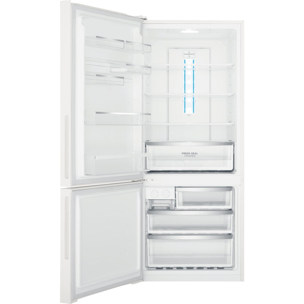 Westinghouse WBE4302WCL 425L Bottom Mount Fridge (White) [Left] JB HiFi
