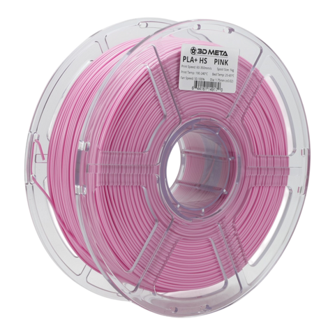3D META High Speed PLA+ HS 3D Printing Filament - Pink