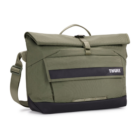 THULE Paramount 14L Rolltop Crossbody Sling Bag with 14" Laptop Padded Sleeve Olive Green