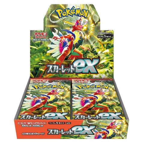 Japanese Pokemon Pokemon Scarlet & Violet Scarlet ex Booster Box SV1S Japanese