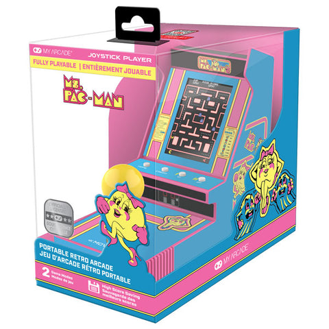 My Arcade 6.8" JoyStick Retro Arcade Player - Ms Pac-Man