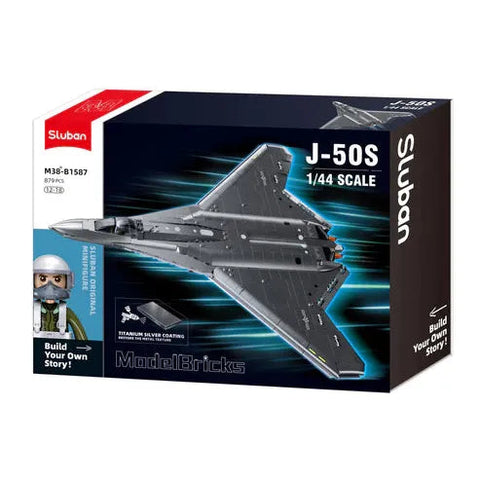 Sluban 1/44 879pc J-50 Fighter Jet