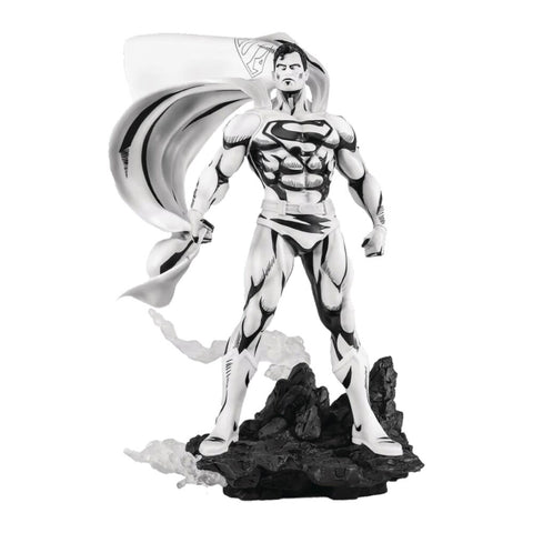 Superman John Byrne Black & White PVC 1:8 Scale Statue 12"
