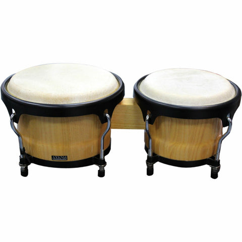 AXIOM Bongo Drum Set (Natural Finish)