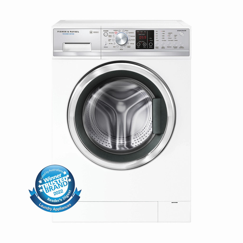Fisher & Paykel WD8560F1 8.5kg/5kg Front Load Washer Dryer Combo (White