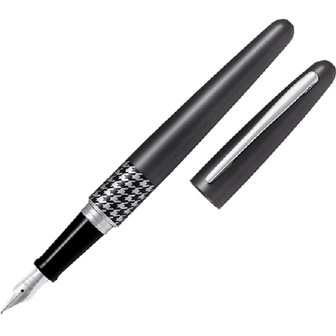 Pilot MR3 Metropolitan Fountain Pen Grey Houndstooth Medium Nib (Black)