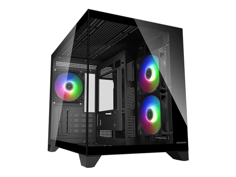 Cougar FV150 Mini RGB Micro-ATX Mid-Tower Case - Black