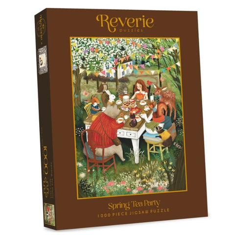 Reverie Puzzles Spring Tea Party Jigsaw Puzzle (1000 Pieces)