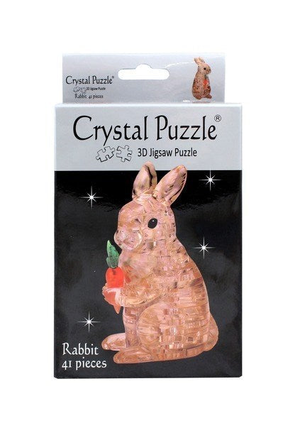 Bepuzzled 3D Crystal Puzzle: Brown Rabbit