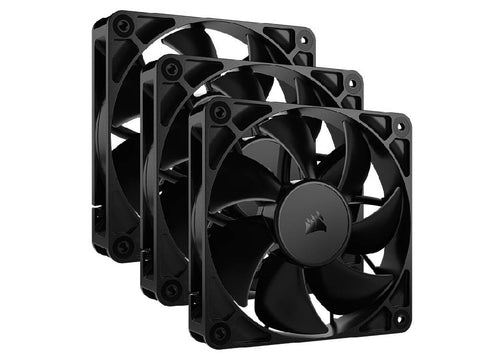 Corsair RS120 120mm PWM Fan - Black (3-Pack)
