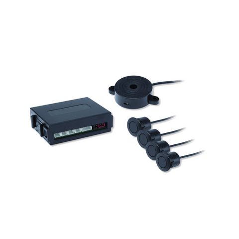 Promata PS-02 4 Sensor Rear Parking Assist System with Buzzer (Black)