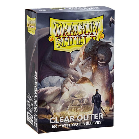 Arcane Tinmen Dragon Shield Standard 100ct Matte Clear Outer Sleeves