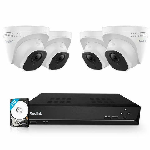 Reolink 5MP 8-Channel PoE Security Camera System, 2TB HDD Built-in