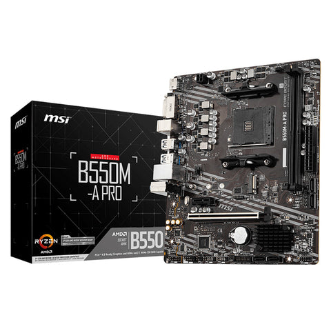 MSI B550M-A PRO AM4 mATX Motherboard